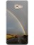 Samsung Galaxy C9 Pro Kılıf Uv Baskılı Abxbi 6 Desenli Gökkuşağı 1