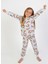 Kız Çocuk Baskılı Ince Basic Pijama Takımı 1