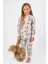 Kız Çocuk Baskılı Ince Basic Pijama Takımı 3