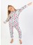 Kız Çocuk Baskılı Ince Basic Pijama Takımı 3