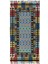 Soho Alaçatı 24 Multi Renk Bordürlü Afgan Desen Otantik Motif Kara Tezgah Halı Çift Taraflı Kilim 3