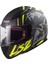 Rapıd Raven Mat Siyah-Gri-Neon Sarı Kask 1