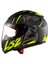 Rapıd Raven Mat Siyah-Gri-Neon Sarı Kask 2