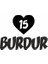 Kalpli 15 Burdur Araba Sticker Siyah 20X15 cm 1