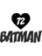 Kalpli 72 Batman Araba Sticker Siyah 20X15 cm 1