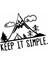 Keep It Simple Kamp Araba Stickeri Siyah 17X13 cm 1