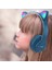 P47M Cat Ear Kedi Kulaklı Kulak Üstü Kablosuz Bluetooth Kulaklık 3