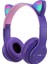 P47M Cat Ear Kedi Kulaklı Kulak Üstü Kablosuz Bluetooth Kulaklık 1