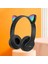 P47M Cat Ear Kedi Kulaklı Kulak Üstü Kablosuz Bluetooth Kulaklık 3
