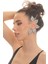 Kadın Gümüş Renk Lak Kaplama Zirkon Taşlı Dokulu Yaprak Stilizesi Sol Kulak Earcuff&kıkırdak Küpe 2