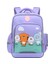 Karikatür Desenli Su Geçirmez Büyük Kapasiteli Sırt Çantası - Mor (Yurt Dışından) 1