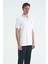 Beyaz Yazı Nakışlı Baskı Detaylı Standart Kalıp Polo Yaka Erkek T-Shirt - 88239 4