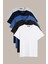 Erkek Çok Renkli T- Shirt Regular Fit Rahat Kesim V Yaka 5'li Basic Tişört Paketi 1