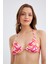 Ethnic Triangle  LS20025 Turuncu Pembe Bikini Üst 2