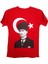 Mevlana Giyim 5 Yaş 12 Yaş Arası Türk Bayrağı Üzeri Atatürk Baskılı Çocuk Tişört T-Shirt 1