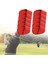 Golf Demir Kafa Kapakları Golfçü Golf Için Portatif Koruyucu Set Hediye Kırmızı Büyük (Yurt Dışından) 4