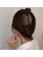 1 Basit Kıdemli Duyu Klipsi Buzlu Saç Tokası (Açık Köri) (Yurt Dışından) 2