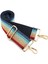Geniş Omuz Askısı Ayarlanabilir Yedek Kemer Crossbody Kanvas Çanta (Renkli Gökkuşağı Altın Toka) (Yurt Dışından) 1