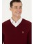 U.S. Polo Assn. Erkek Bordo Triko Kazak 50269006-VR014 2