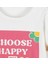 Choose Happy Baskılı Pembe Fitilli Şortlu Kız Çocuk Takımı 3