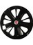 Fiat Fiorino Uyumlu 15 Inç Piano Black Siyah Jant Kapağı 4 Adet 1