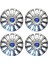 [kırılmaz] Ford Fiesta Uyumlu 15 Inç Jant Kapağı Takımı 2