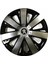 Peugeot 307 Uyumlu 15 Inç Piano Black Siyah Beyaz Renkli Jant Kapağı 4 Adet 1