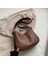 Moda Doku Omuz Çantası Büyük Kapasiteli Retro Bayanlar Messenger Çanta (Yurt Dışından) 1
