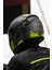 Rapıd Raven Mat Siyah-Gri-Neon Sarı Kask 4