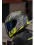Rapıd Raven Mat Siyah-Gri-Neon Sarı Kask C3 3