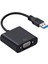 4956S USB 3.0 To VGA Çevirici Dönüştürücü Adaptor Monitör Kablosu 1