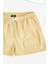 Cep Detaylı Erkek Deniz Şortu Hardal 2