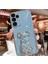 Samsung Galaxy A24 Kılıf Sevimli Şirin Ayıcık Standlı Parlak Altın Gold Kenarlı Renkli Tam Korumalı Silikon 1
