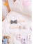 Kız Bebek 2'li Saç Bandı Bandana Set Siyah-Krem 1706 4