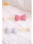 Kız Bebek 2'li Saç Bandı Bandana Set Kırmızı-Gri 1705 2