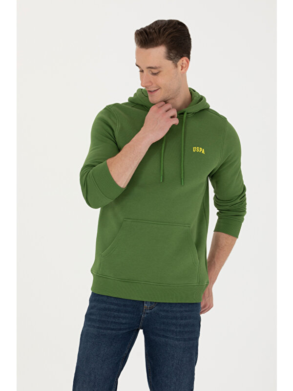 U.S. Polo Assn. Erkek Yeşil Sweatshirt 50273935-VR054
