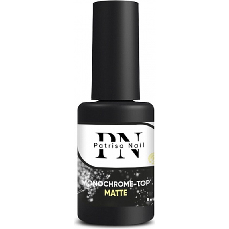 Patrisa Nail Matte Top Coat, Monochrome - 8 ml