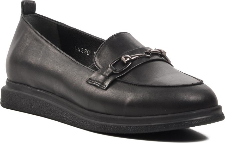 Ayakmod 44280 Kahve Hakiki Deri Kadın Loafer Ayakkabı
