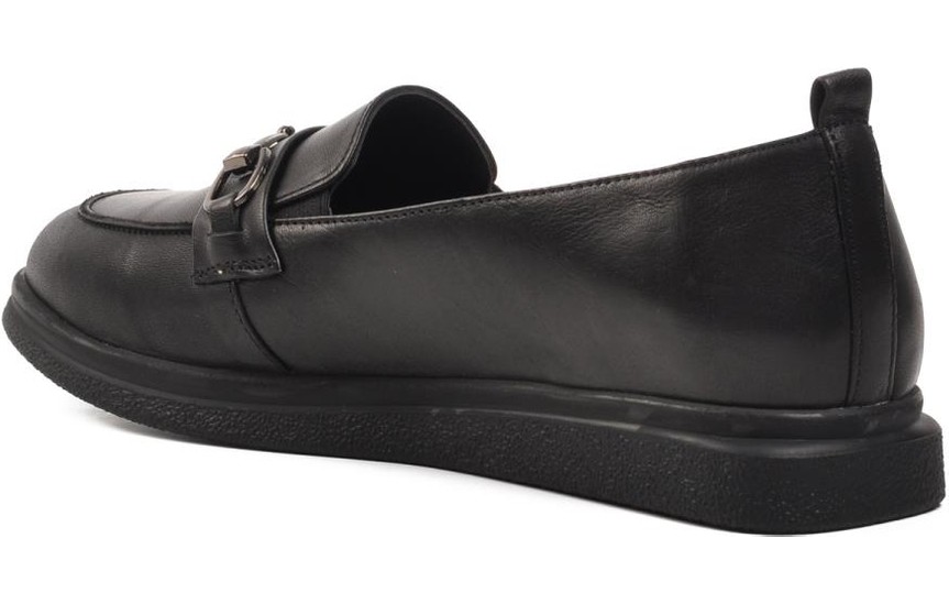 Ayakmod 44280 Kahve Hakiki Deri Kadın Loafer Ayakkabı görsel 4