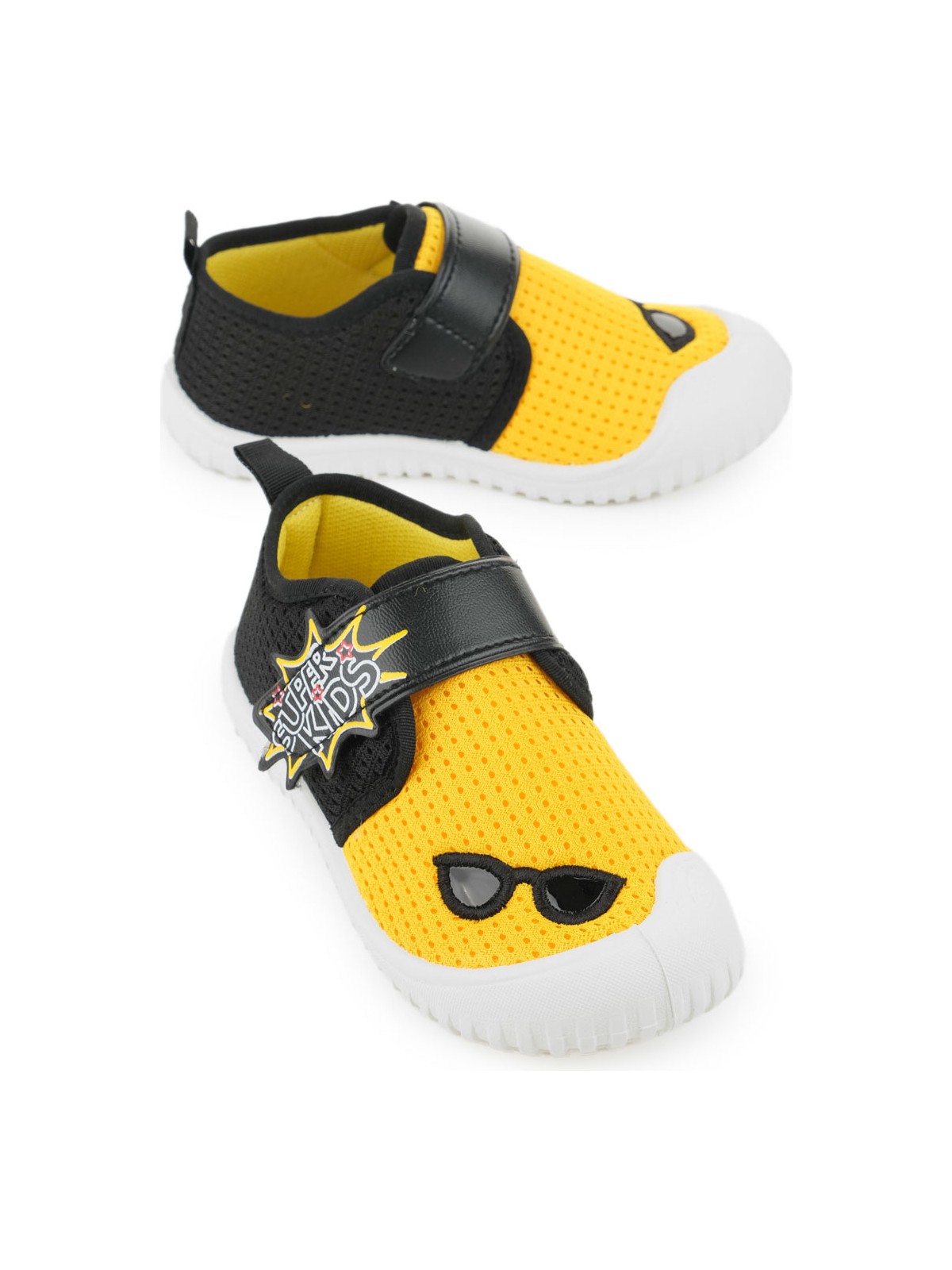 Gezer Yazlık Keten Erkek Çocuk Ayarlanabilir Ayakkabı - Görsel 4