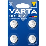VARTA CR2032 'li Lityum Düğme Pil 4'lü paket