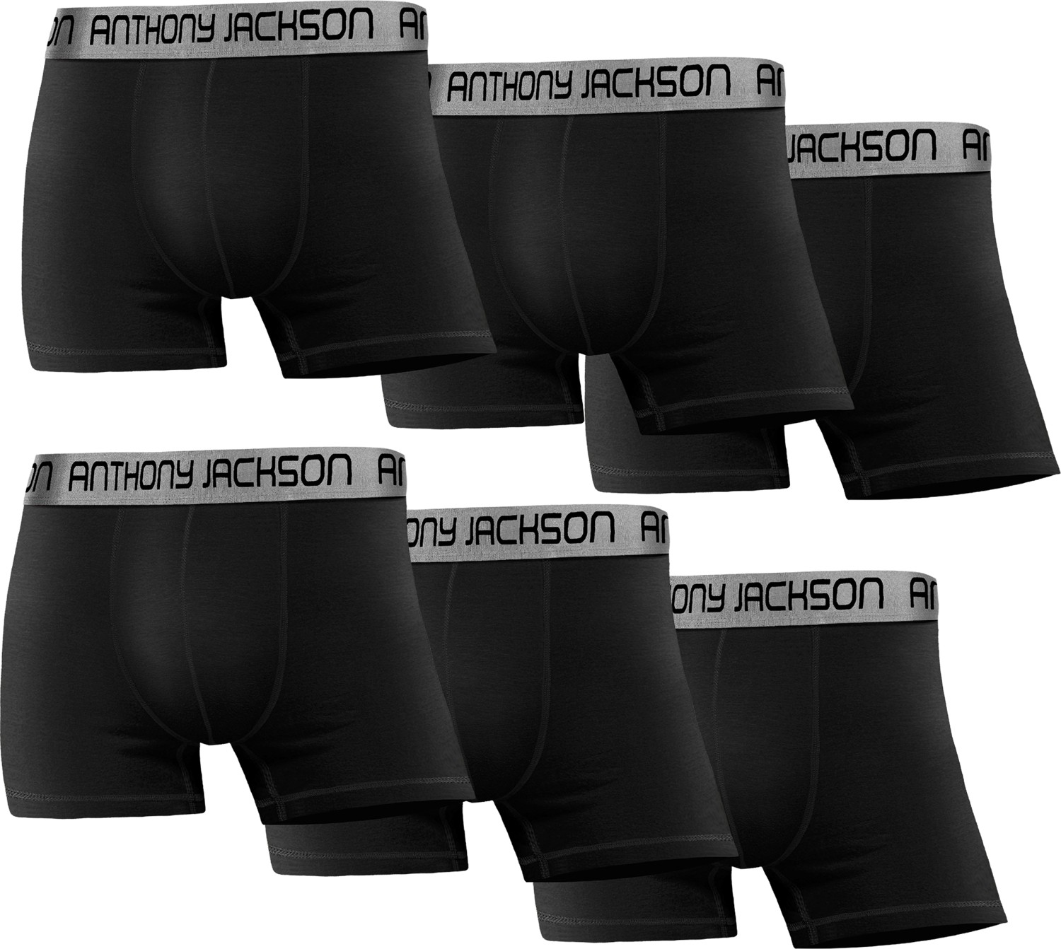 Anthony Jackson Likralı 6'lı Kutu Premium Erkek Boxer Boss