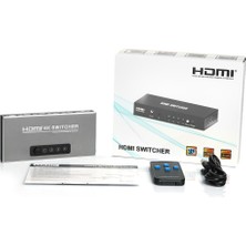 Dark 4 Giriş 1 Çıkış Kumandalı HDMI 4K Switch (DK-HD-SW4X1K)