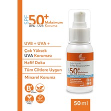 Organik Baby Doğal Içerikli Bebek Çocuk ve Yetişkin Güneş Kremi Leke Karşıtı Vegan Uva Uvb 50+ Spf 50 ml Tüm Ciltler İçin