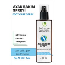 Le Sandre Organics El Ayak Tırnak Mantar Spreyi ve Ayak Kokusu Giderici