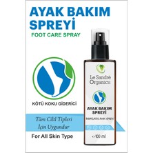 Le Sandre Organics El Ayak Tırnak Mantar Spreyi ve Ayak Kokusu Giderici