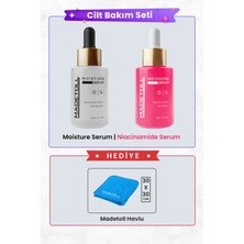 Madetoll Moisture Serum 30 ml + Niacinamide Serum 30 ml - Madetoll Yüz Havlusu Hediye