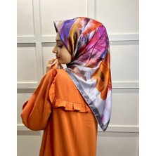 Piramit Hem Abiye, Hem Günlük Kullanım Desenli Rayon Eşarp 00892