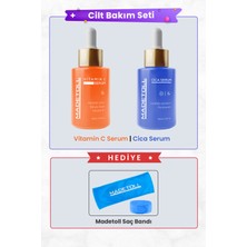 Madetoll Vitamin C Serum 30 ml + Cica Serum 30 ml Madetoll Saç Bandı Hediye