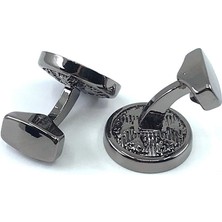 Kravatkolik Isme Özel Hediye Füme Renk Osmanlı Tuğrası